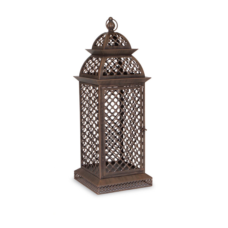 Alcott Hill® 26" Metal Floor Lantern Holder & Reviews Wayfair